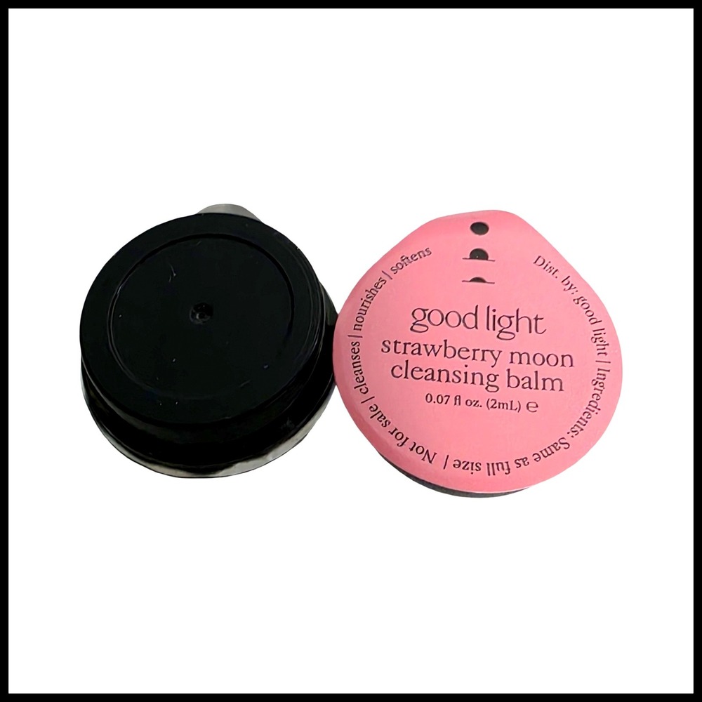 2 x Good Light Strawberry Moon Cleansing Balm Sample 0.07 fl oz 2mL Travel Size